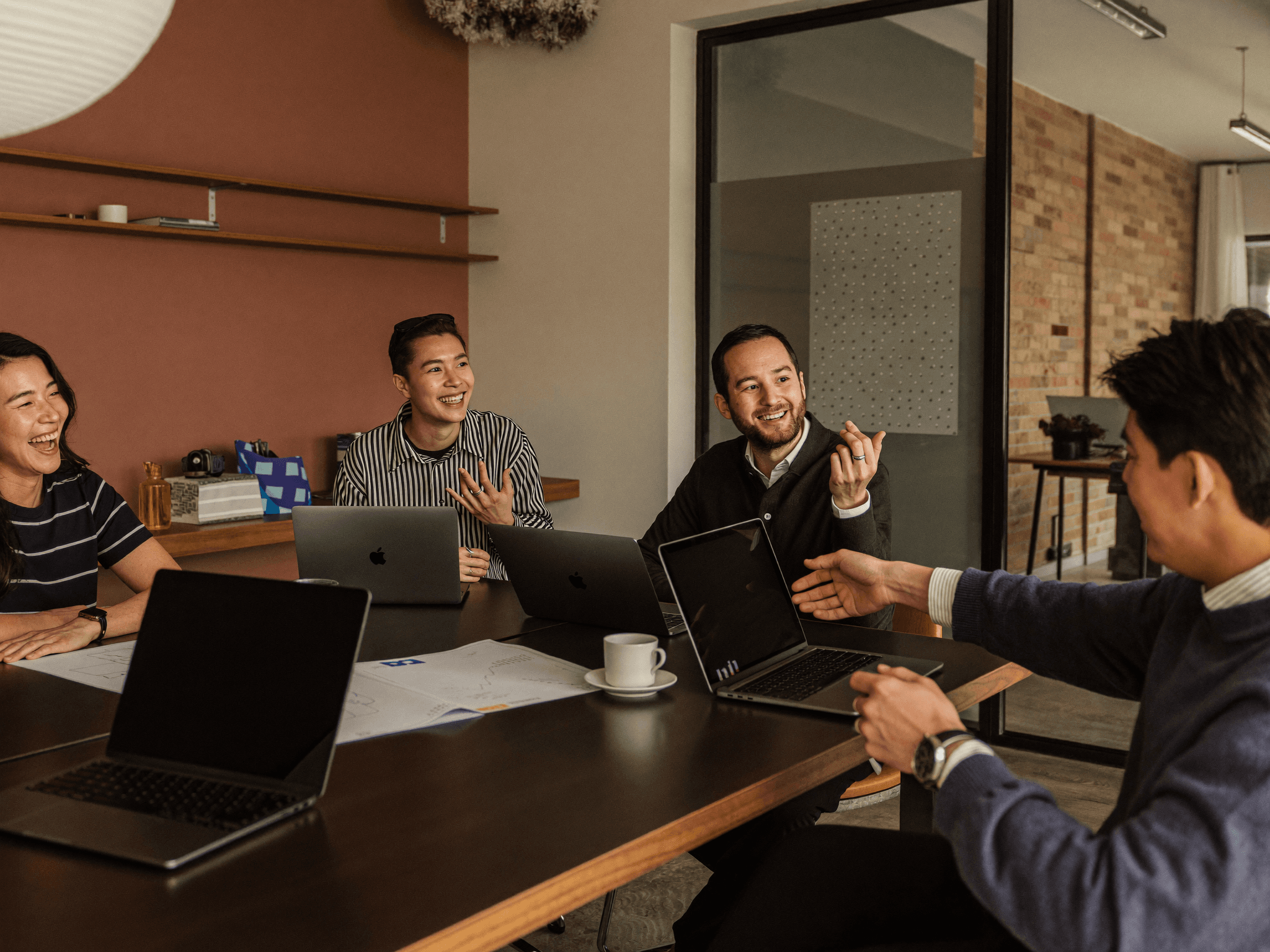 The IQAS team in discussion